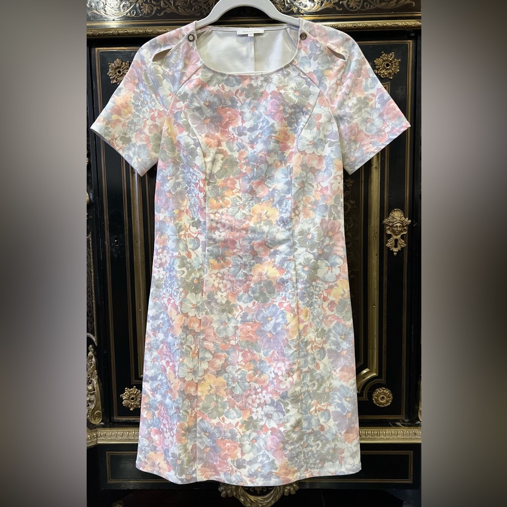 PATRIZIA PEPE - Italian Designer Short Floral Dress in Light Flowers💫NWOT⭐️